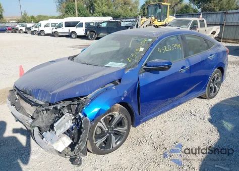 2016 Honda Civic Touring z USA, uszkodzony, nr VIN 19XFC1F97GE023385